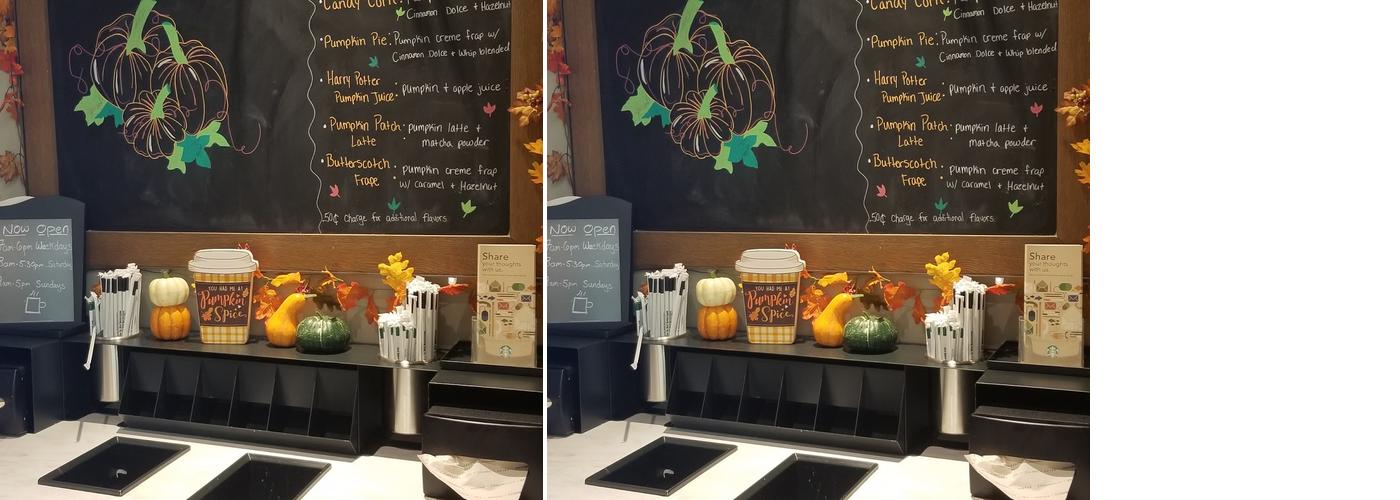 Starbucks Menu