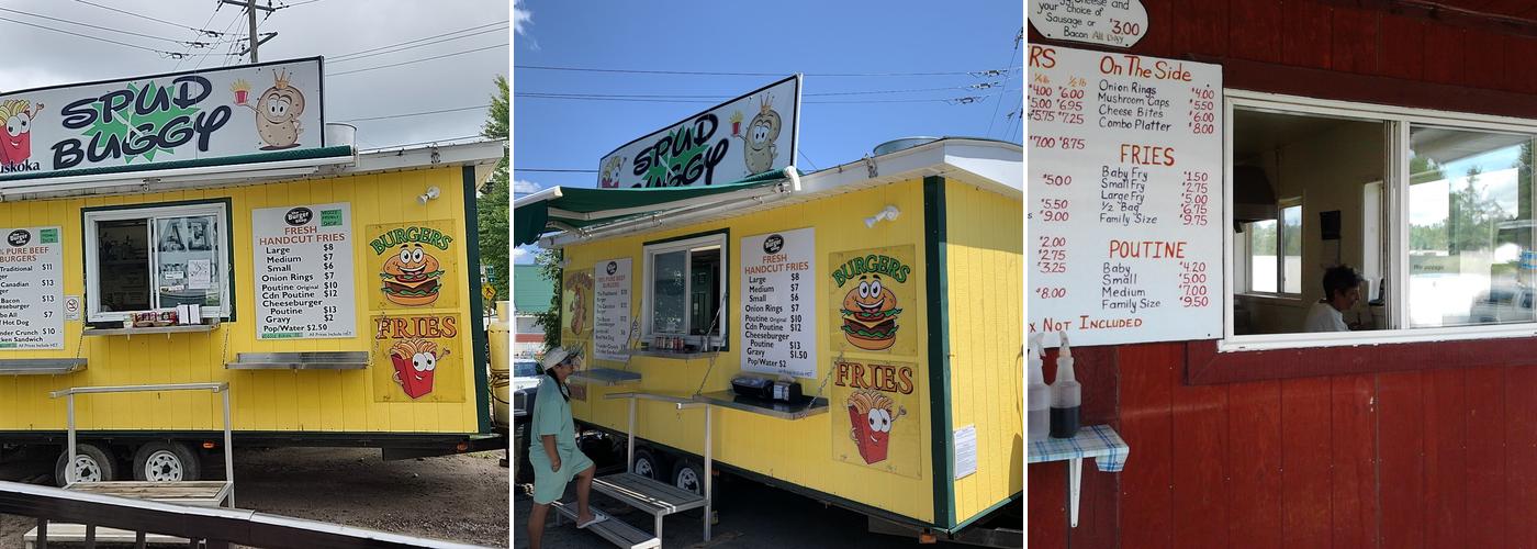 Spud Buggy Menu