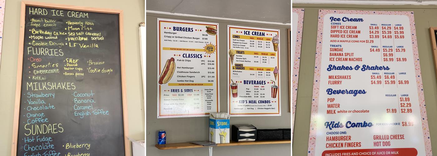 Deckers Dairy Bar & Grill Brackley Menu