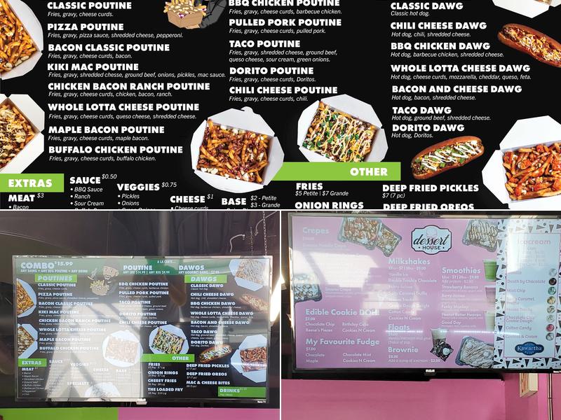 Poutine Perfect Menu