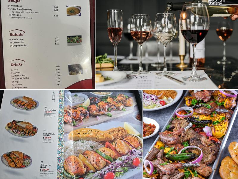 Saray Turkish Cuisine Menu