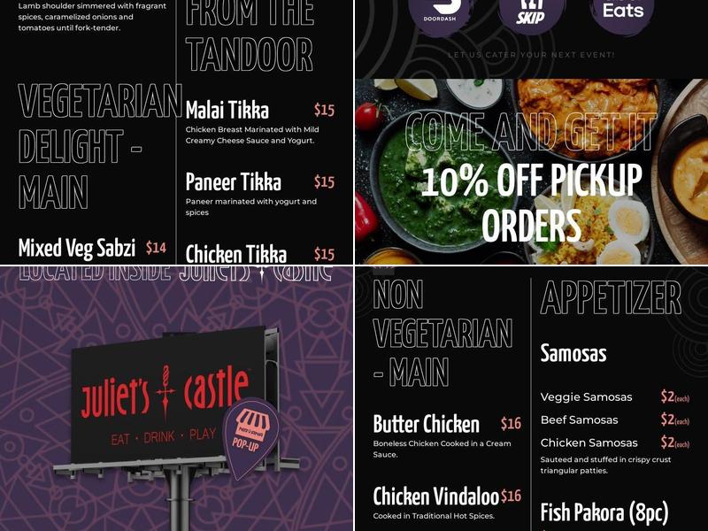 Nirvana Menu