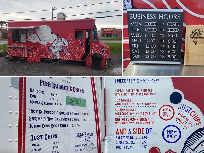 The Cheeky Chippy Menu