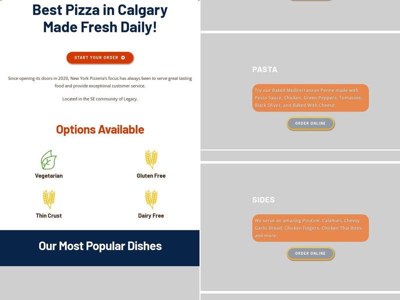 New York Pizzeria - Legacy Menu