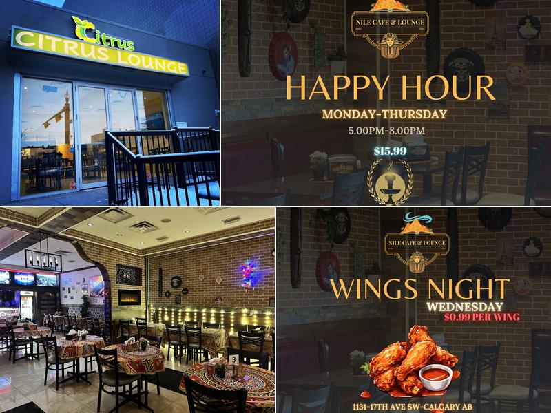 Nile Cafe & Lounge 1131 17 Ave SW, Calgary