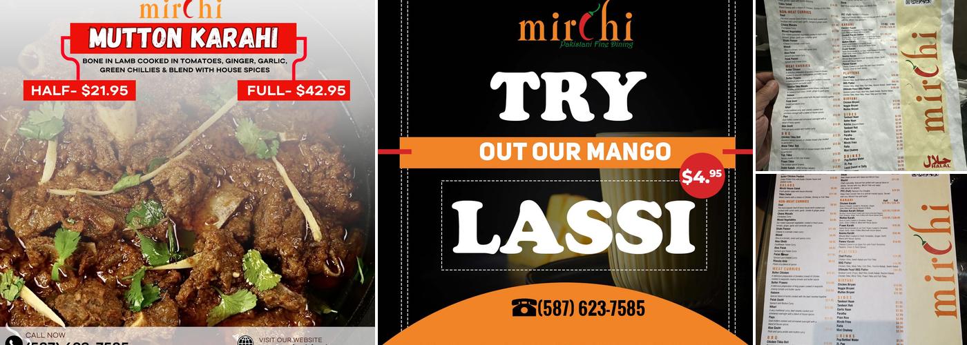 Mirchi Restaurant Menu