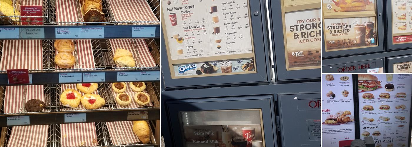 Tim Hortons Menu