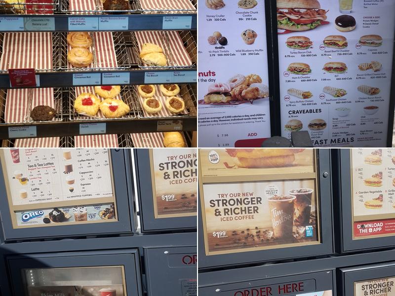 Tim Hortons Menu