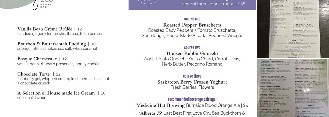 Sage & Co. Menu