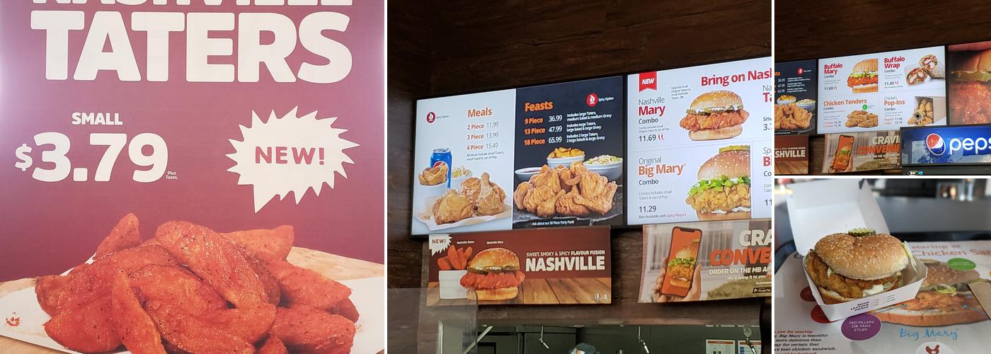 Mary Brown's Chicken Menu