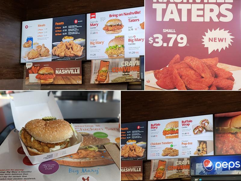 Mary Brown's Chicken Menu