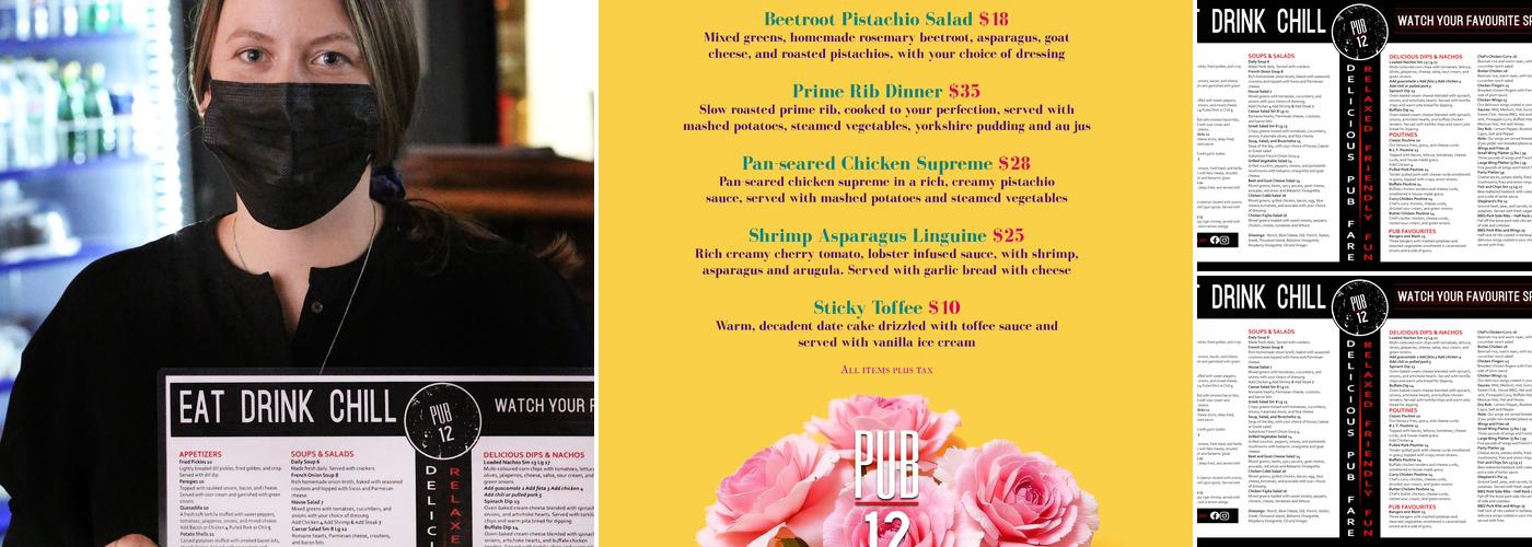 Pub 12 Menu