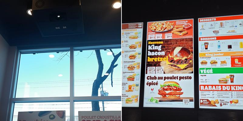 Burger King Menu