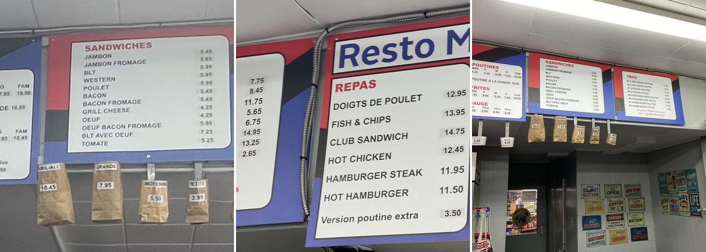 M & R Resto Menu