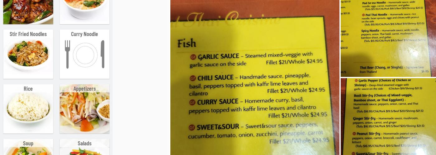 White Elephant Thai Cuisine at Chestermere Station Menu