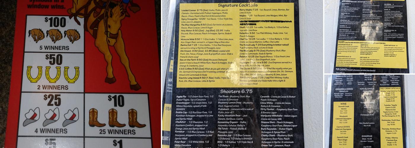 Link's Pub & Grill Menu