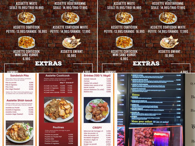 Grillades Tip Top Menu