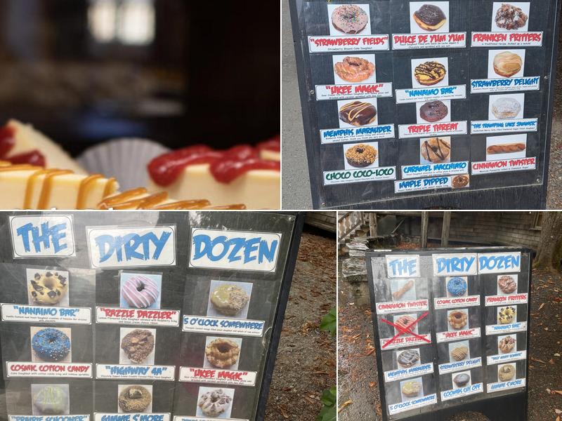 Billy G's Doughnut Shop Menu