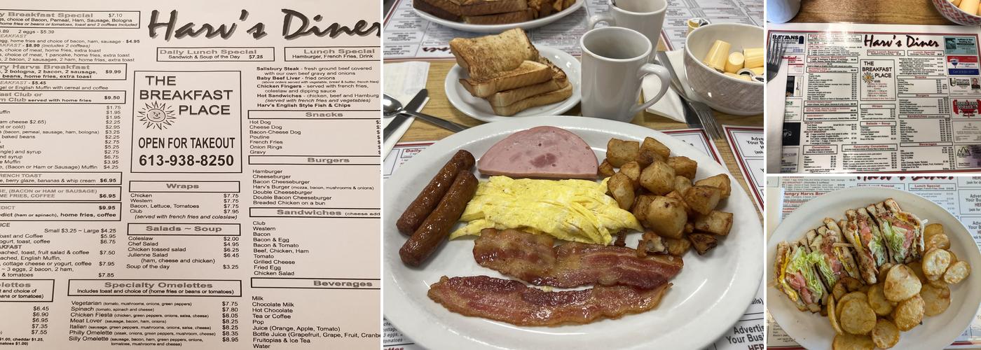 Harv’s Diner Menu