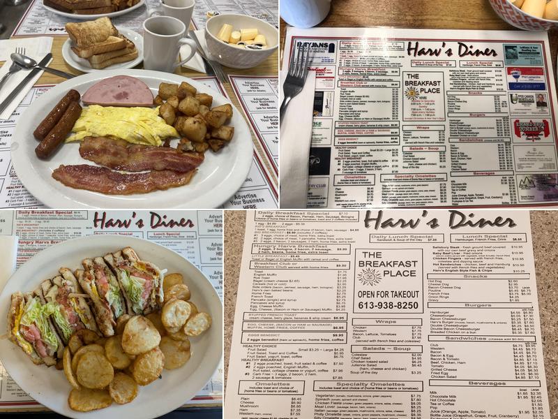 Harv’s Diner Menu