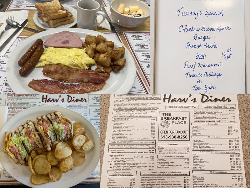 Harv’s Diner Menu
