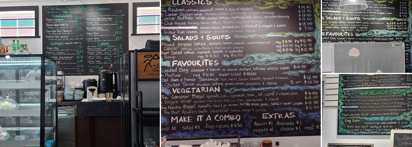 James’ Twisted Mint Menu