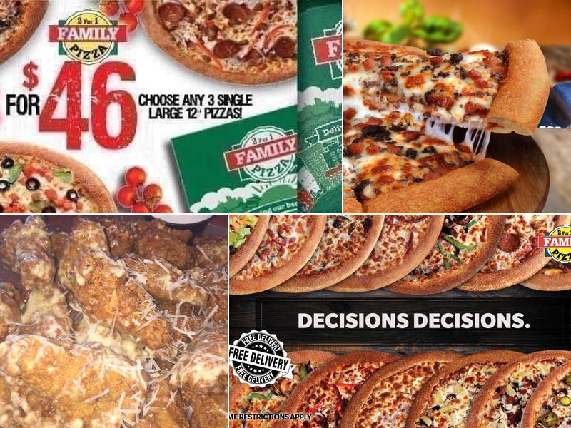 2 for 1 Family Pizza 🍕 Dauphin