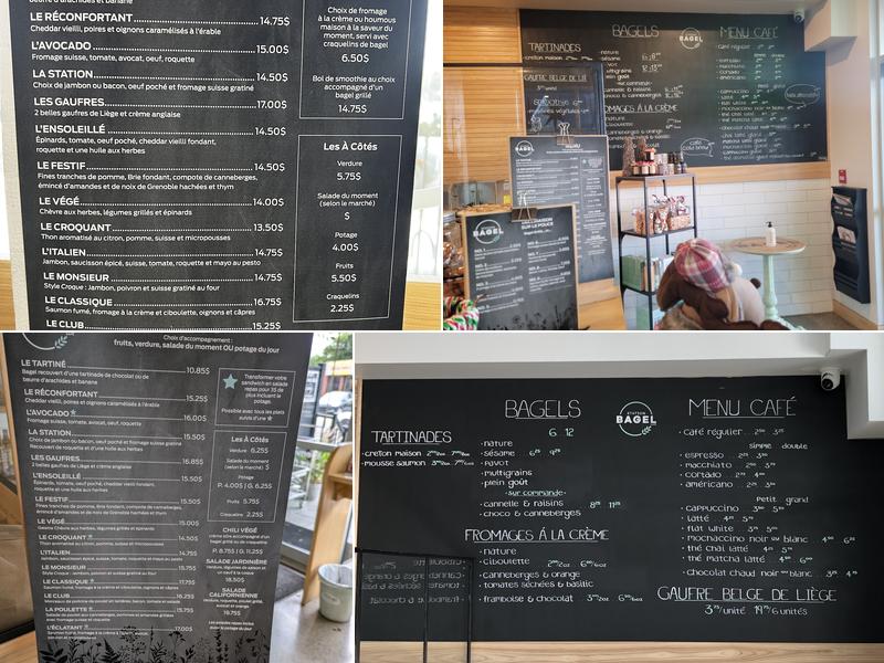 Station BAGEL & CAFÉ Menu