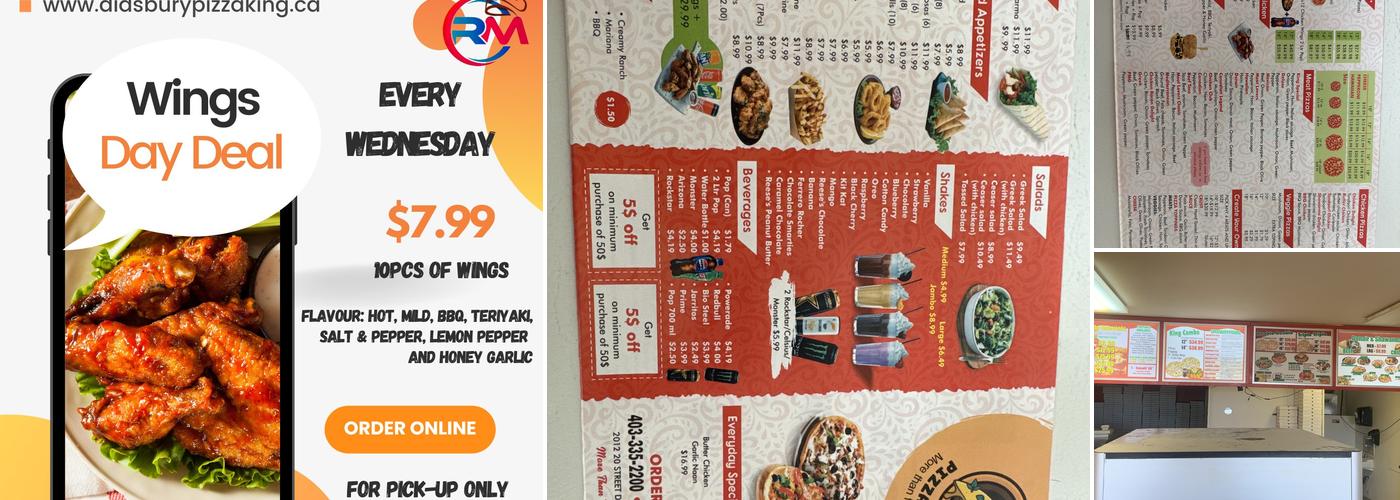 Pizza King Menu