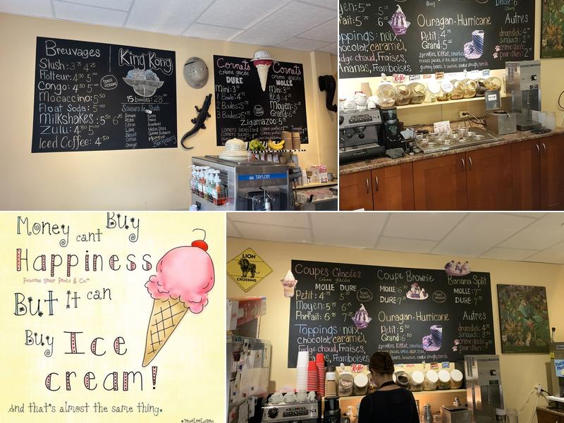 Safari Ice Cream Menu