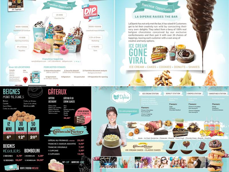 La Diperie Pointe Claire Menu