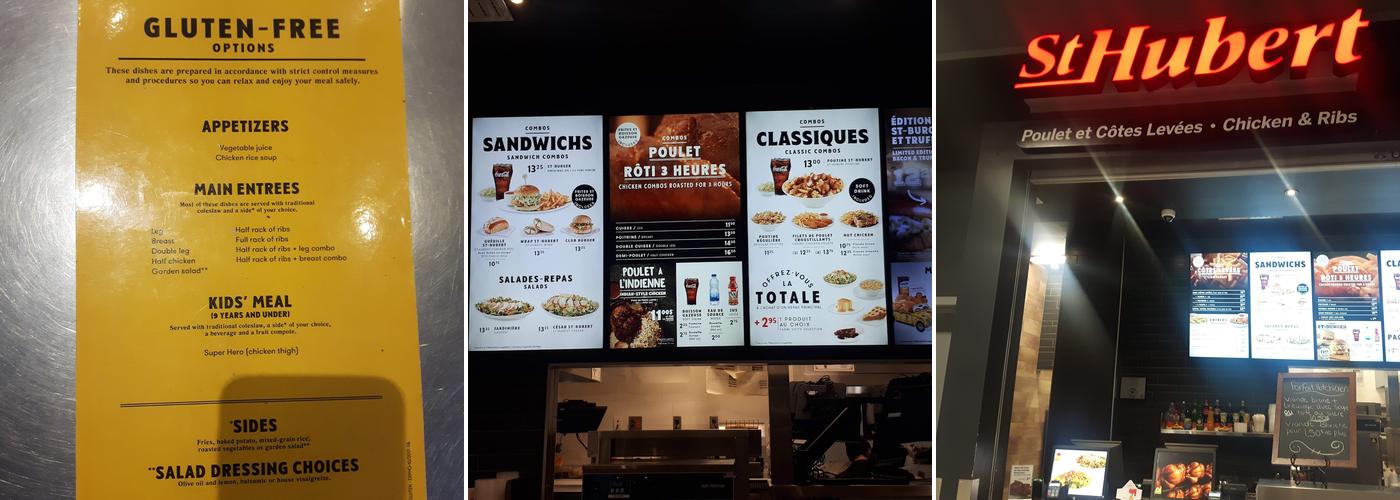 Express St-Hubert Menu