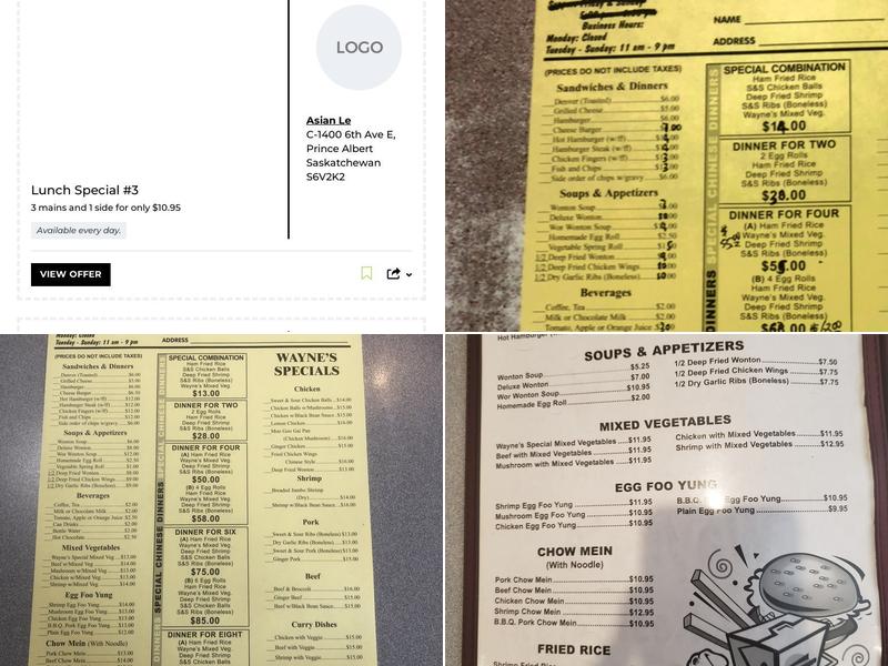 Wayne's Family Restaurant Menu