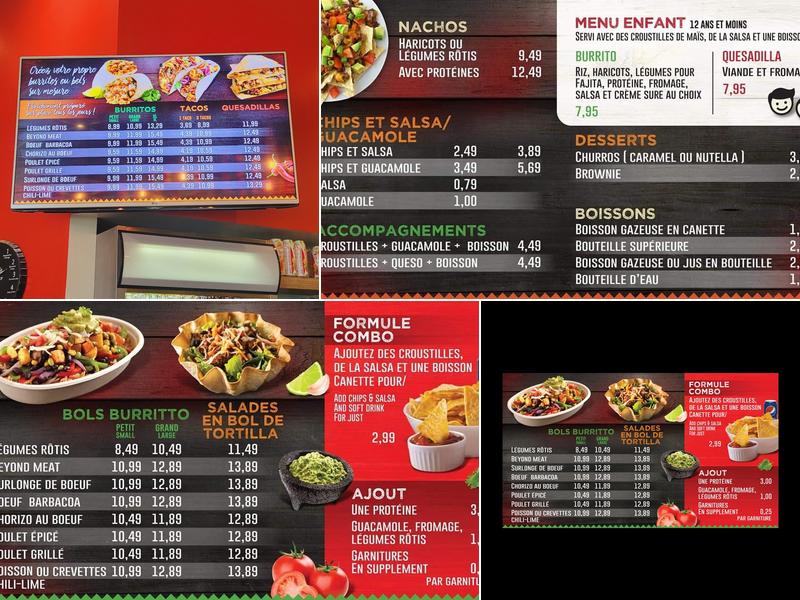 Los Amigos Menu
