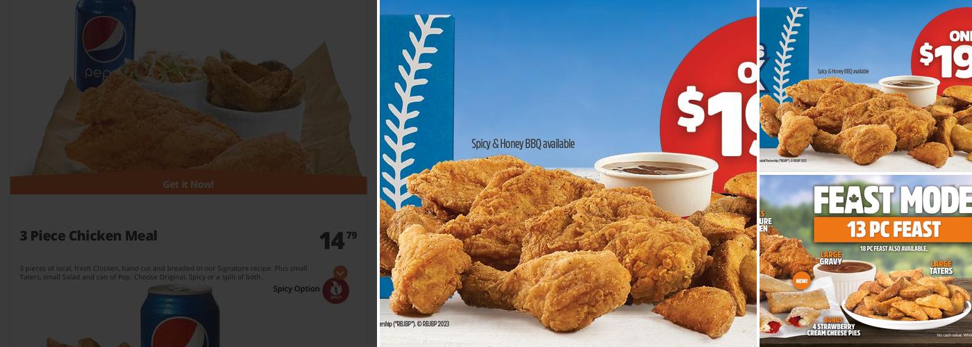 Mary Brown's Chicken & Taters Menu