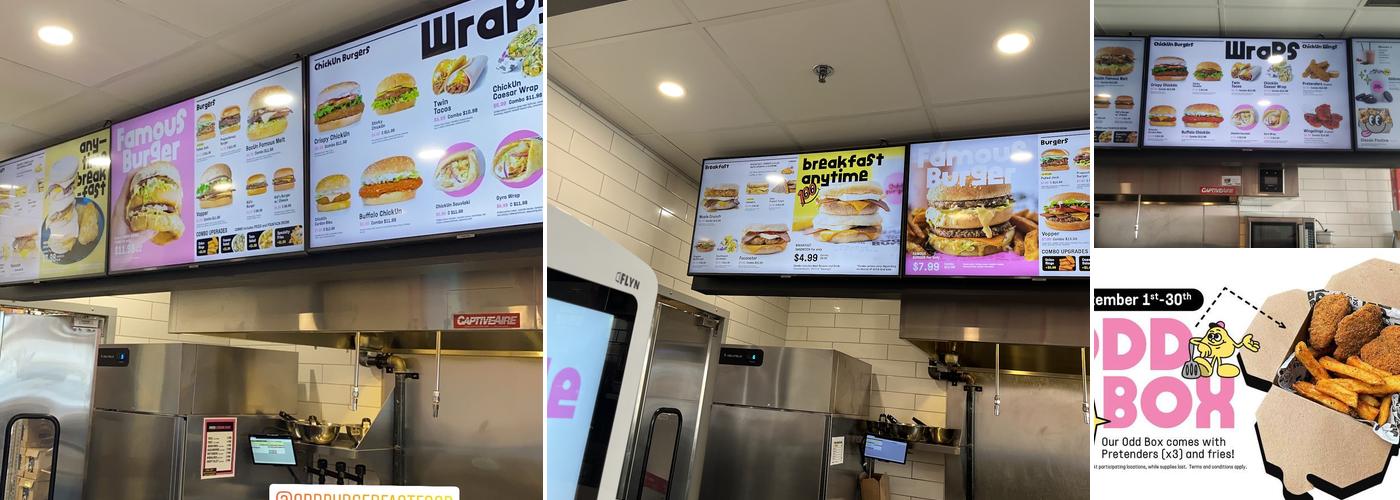 Odd Burger Menu