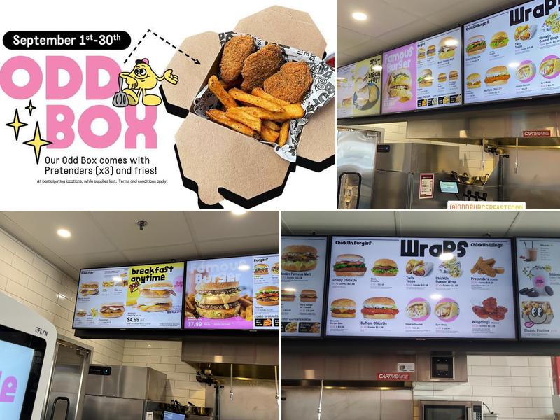 Odd Burger Menu
