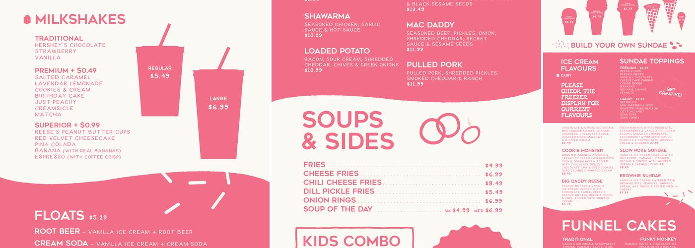 The Dirty South Menu