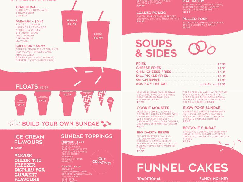 The Dirty South Menu