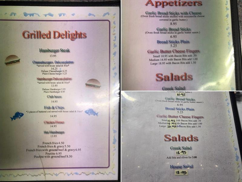 El Greco Menu
