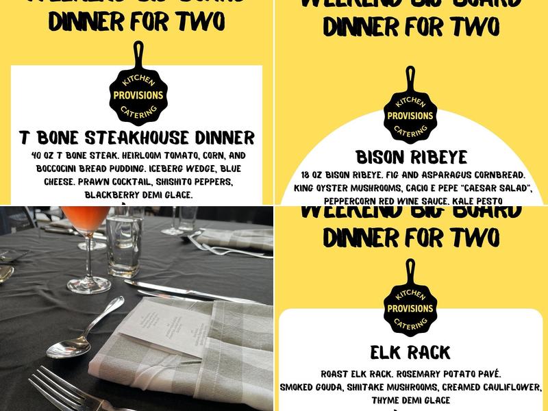 Provisions Kitchen & Catering Menu