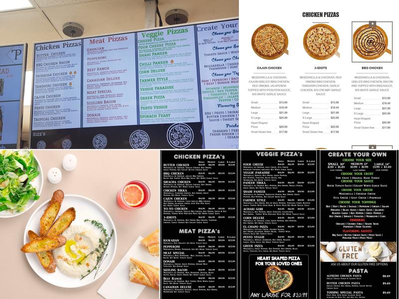 Tossing Pizzeria Menu