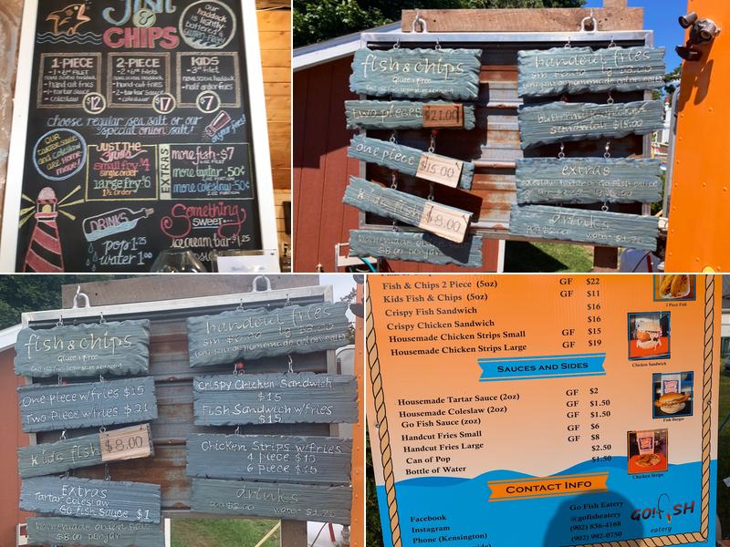 Go! Fish Eatery Menu