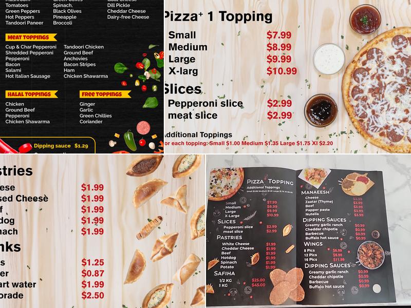 Pizza Plus Menu