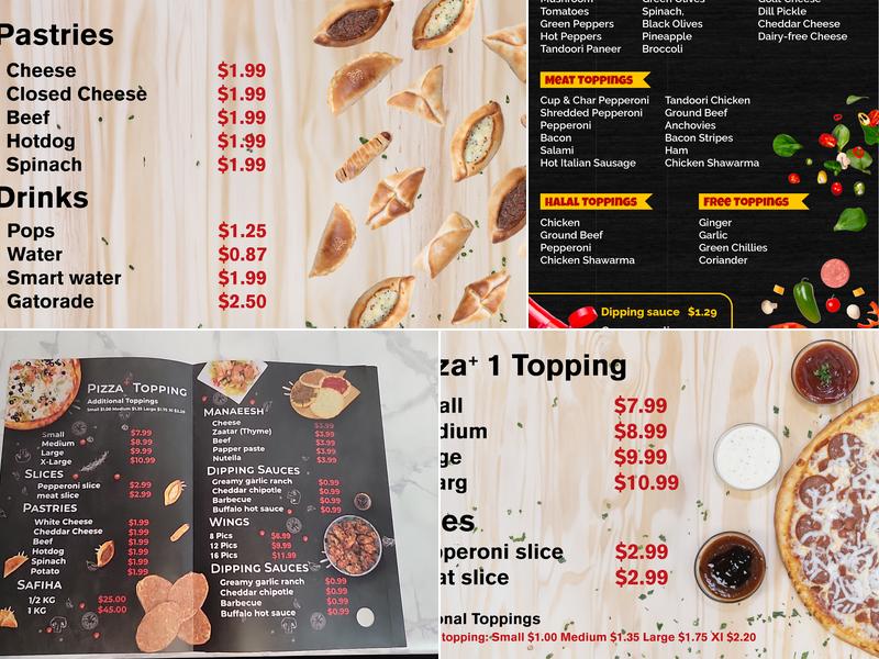 Pizza Plus Menu