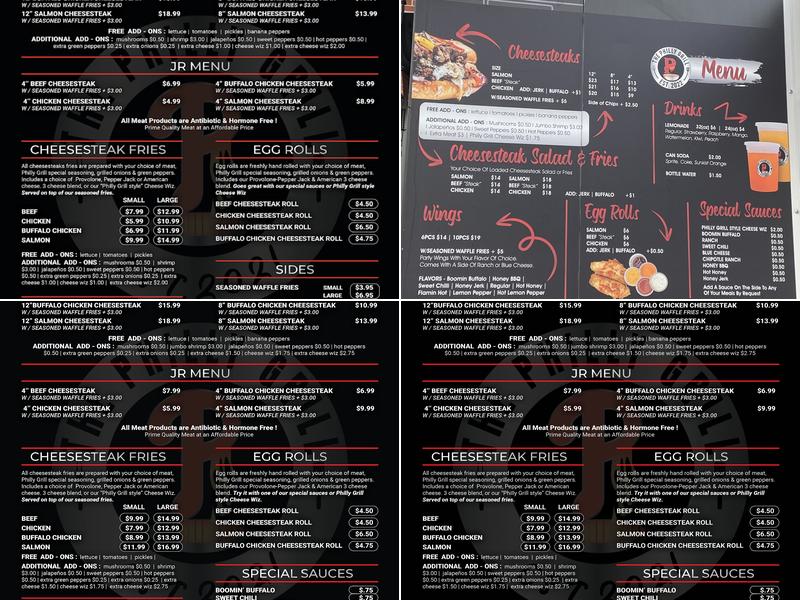 The Philly Grill Menu