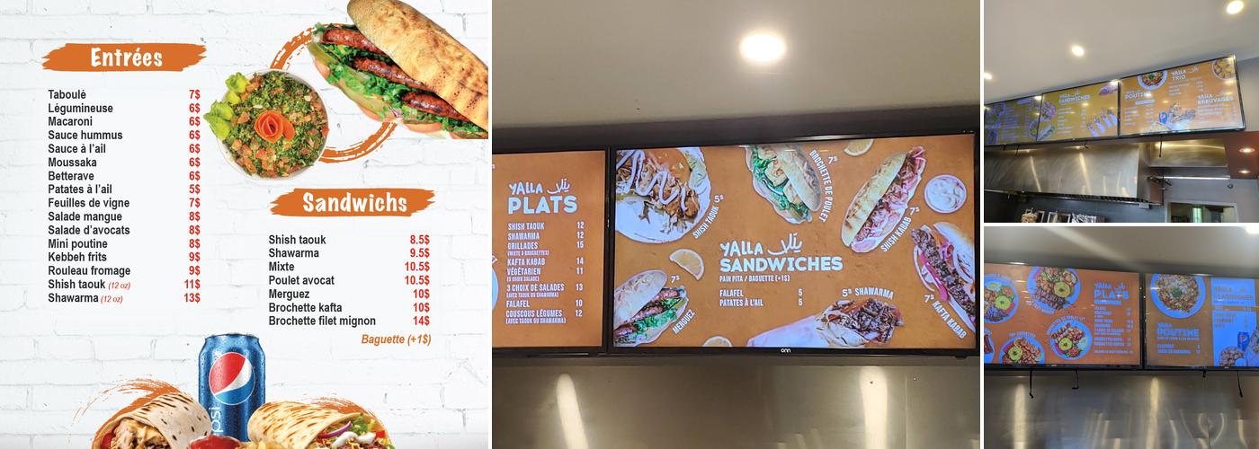 YALLA TAOUK Menu