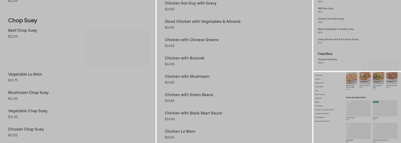 Happy Kitchen 开心屋 Menu