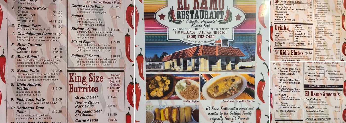El Ramo Restaurant Menu