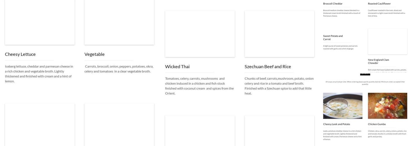 Loving Spoonful Gluten Free Food Menu